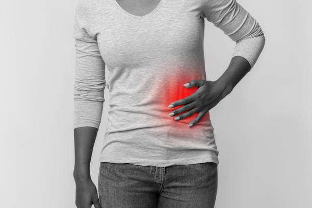 where is gastric pain located